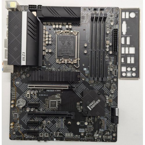 Материнская плата MSI PRO B660-A DDR4 (s1700, B660) (Восстановлено продавцом, 846950) купить в Украине: Киев, Днепр, Харьков, Одесса  | Проверка совместимости, низкая цена, отзывы, характеристики от TELEMART фото