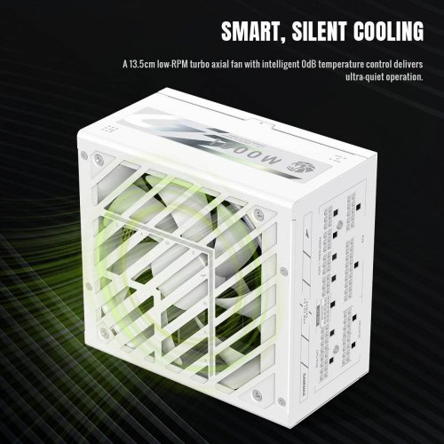 Блок питания GAMEMAX GZ 1000G 1000W (GZ 1000G WH) White купить в Украине: Киев, Днепр, Харьков, Одесса  | Проверка совместимости, низкая цена, отзывы, характеристики от TELEMART фото