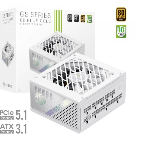 Блок живлення GAMEMAX GS 650G V25 650W (GS 650G WH V25) White купити в Україні: Київ, Львів, Хмельницький, Тернопіль, Івано-Франківськ | Перевірка сумісності, низька ціна, відгуки, характеристики від TELEMART фото