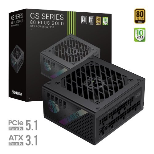 Блок питания GAMEMAX GS 750G V25 750W (GS 750G V25) Black купить в Украине: Киев, Днепр, Харьков, Одесса  | Проверка совместимости, низкая цена, отзывы, характеристики от TELEMART фото