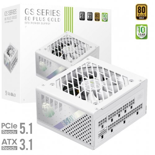 Блок питания GAMEMAX GS 850G V25 850W (GS 850G WH V25) White купить в Украине: Киев, Днепр, Харьков, Одесса  | Проверка совместимости, низкая цена, отзывы, характеристики от TELEMART фото