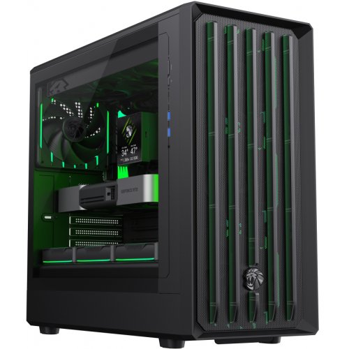 Корпус GAMEMAX Claw 460 Tempered Glass без БП Black купить в Украине: Киев, Днепр, Харьков, Одесса  | Проверка совместимости, низкая цена, отзывы, характеристики от TELEMART фото