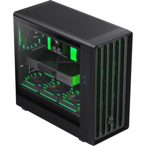 Корпус GAMEMAX Claw 460 Tempered Glass без БП Black купить в Украине: Киев, Днепр, Харьков, Одесса  | Проверка совместимости, низкая цена, отзывы, характеристики от TELEMART фото