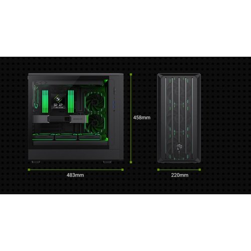 Корпус GAMEMAX Claw 460 Tempered Glass без БП Black купить в Украине: Киев, Днепр, Харьков, Одесса  | Проверка совместимости, низкая цена, отзывы, характеристики от TELEMART фото