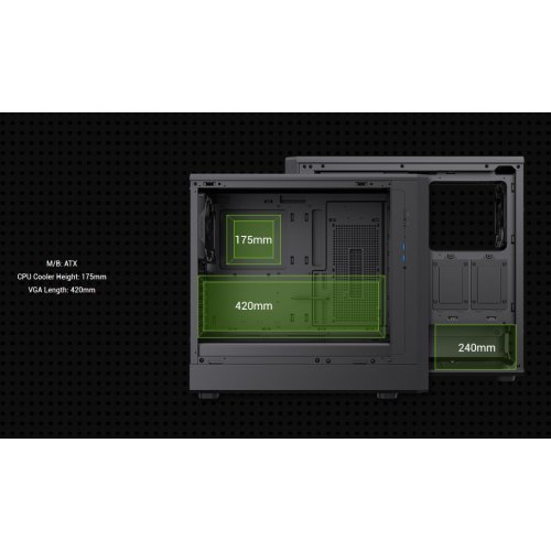 Корпус GAMEMAX Claw 460 Tempered Glass без БП Black купить в Украине: Киев, Днепр, Харьков, Одесса  | Проверка совместимости, низкая цена, отзывы, характеристики от TELEMART фото