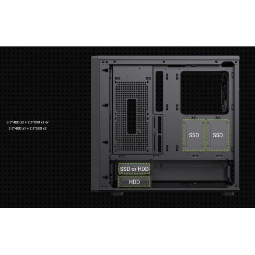 Корпус GAMEMAX Claw 460 Tempered Glass без БП Black купить в Украине: Киев, Днепр, Харьков, Одесса  | Проверка совместимости, низкая цена, отзывы, характеристики от TELEMART фото