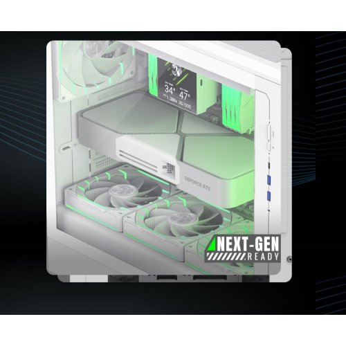 Корпус GAMEMAX Claw 460 Tempered Glass без БП White купить в Украине: Киев, Днепр, Харьков, Одесса  | Проверка совместимости, низкая цена, отзывы, характеристики от TELEMART фото