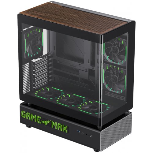 Корпус GAMEMAX N90 Tempered Glass без БП Black купить в Украине: Киев, Днепр, Харьков, Одесса  | Проверка совместимости, низкая цена, отзывы, характеристики от TELEMART фото