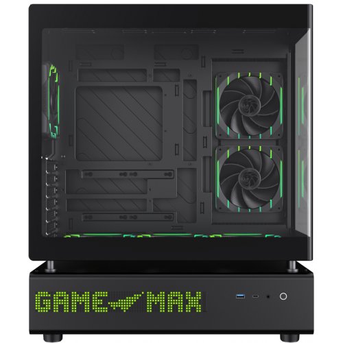 Корпус GAMEMAX N90 Tempered Glass без БП Black купить в Украине: Киев, Днепр, Харьков, Одесса  | Проверка совместимости, низкая цена, отзывы, характеристики от TELEMART фото