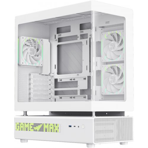Корпус GAMEMAX N90 Tempered Glass без БП White купить в Украине: Киев, Днепр, Харьков, Одесса  | Проверка совместимости, низкая цена, отзывы, характеристики от TELEMART фото