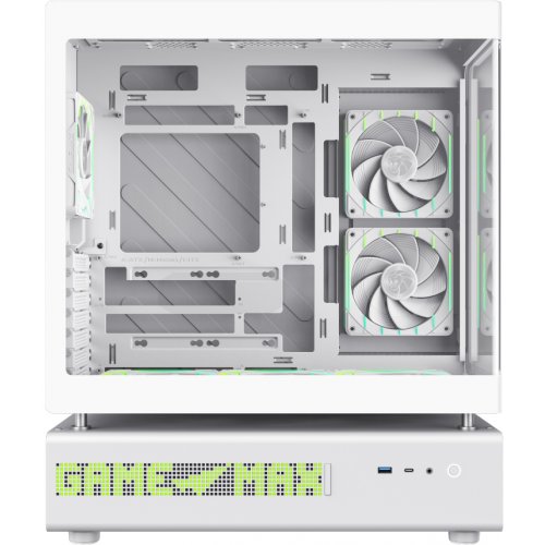 Корпус GAMEMAX N90 Tempered Glass без БП White купить в Украине: Киев, Днепр, Харьков, Одесса  | Проверка совместимости, низкая цена, отзывы, характеристики от TELEMART фото
