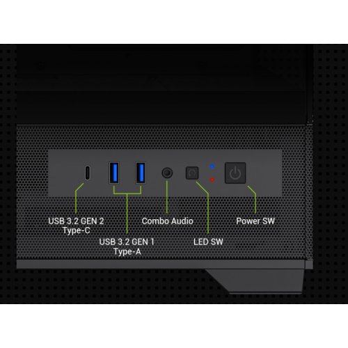 Корпус GAMEMAX Vista 2 A Tempered Glass без БП Black купить в Украине: Киев, Днепр, Харьков, Одесса  | Проверка совместимости, низкая цена, отзывы, характеристики от TELEMART фото