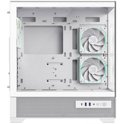 Корпус GAMEMAX Vista 2 A Tempered Glass без БП White купить в Украине: Киев, Днепр, Харьков, Одесса  | Проверка совместимости, низкая цена, отзывы, характеристики от TELEMART фото