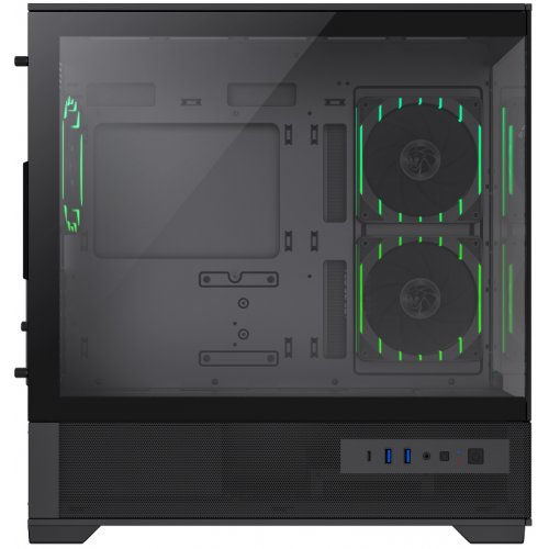 Корпус GAMEMAX Vista 2 M Tempered Glass без БП Black купить в Украине: Киев, Днепр, Харьков, Одесса  | Проверка совместимости, низкая цена, отзывы, характеристики от TELEMART фото