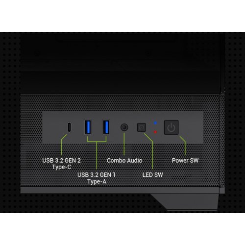 Корпус GAMEMAX Vista 2 M Tempered Glass без БП Black купить в Украине: Киев, Днепр, Харьков, Одесса  | Проверка совместимости, низкая цена, отзывы, характеристики от TELEMART фото