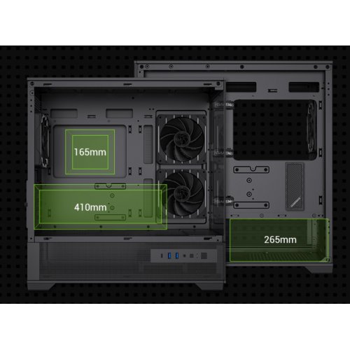 Корпус GAMEMAX Vista 2 M Tempered Glass без БП Black купить в Украине: Киев, Днепр, Харьков, Одесса  | Проверка совместимости, низкая цена, отзывы, характеристики от TELEMART фото