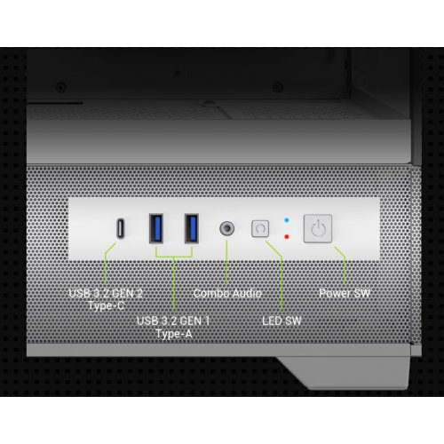 Корпус GAMEMAX Vista 2 M Tempered Glass без БП White купить в Украине: Киев, Днепр, Харьков, Одесса  | Проверка совместимости, низкая цена, отзывы, характеристики от TELEMART фото