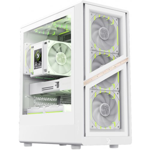 Корпус GAMEMAX Aeris 330 G Tempered Glass без БП White купить в Украине: Киев, Днепр, Харьков, Одесса  | Проверка совместимости, низкая цена, отзывы, характеристики от TELEMART фото