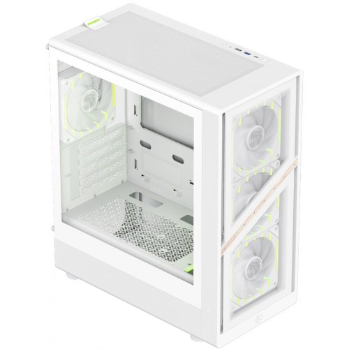 Корпус GAMEMAX Aeris 330 G Tempered Glass без БП White купить в Украине: Киев, Днепр, Харьков, Одесса  | Проверка совместимости, низкая цена, отзывы, характеристики от TELEMART фото