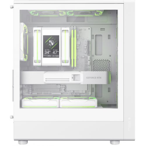 Корпус GAMEMAX Aeris 330 G Tempered Glass без БП White купить в Украине: Киев, Днепр, Харьков, Одесса  | Проверка совместимости, низкая цена, отзывы, характеристики от TELEMART фото