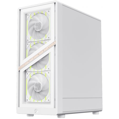 Корпус GAMEMAX Aeris 330 G Tempered Glass без БП White купить в Украине: Киев, Днепр, Харьков, Одесса  | Проверка совместимости, низкая цена, отзывы, характеристики от TELEMART фото