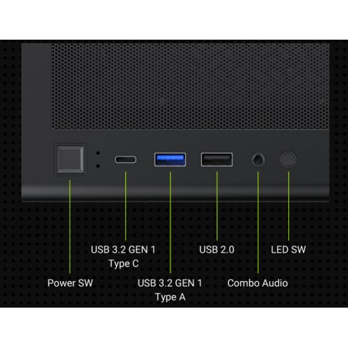 Корпус GAMEMAX Aeris 330 M Tempered Glass без БЖ Black купити в Україні: Київ, Львів, Хмельницький, Тернопіль, Івано-Франківськ | Перевірка сумісності, низька ціна, відгуки, характеристики від TELEMART фото