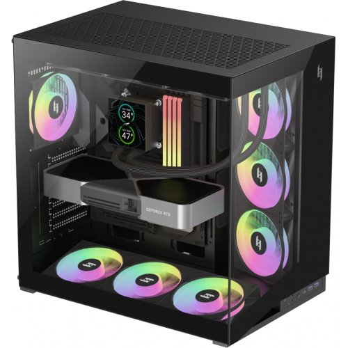 Корпус GAMEMAX NEX C56 Tempered Glass без БП Black купить в Украине: Киев, Днепр, Харьков, Одесса  | Проверка совместимости, низкая цена, отзывы, характеристики от TELEMART фото