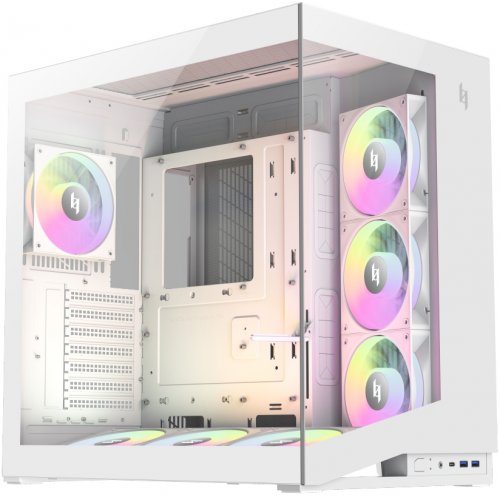 Корпус GAMEMAX NEX C56 Tempered Glass без БП White купить в Украине: Киев, Днепр, Харьков, Одесса  | Проверка совместимости, низкая цена, отзывы, характеристики от TELEMART фото