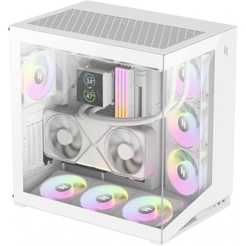 Корпус GAMEMAX NEX C56 Tempered Glass без БП White купить в Украине: Киев, Днепр, Харьков, Одесса  | Проверка совместимости, низкая цена, отзывы, характеристики от TELEMART фото