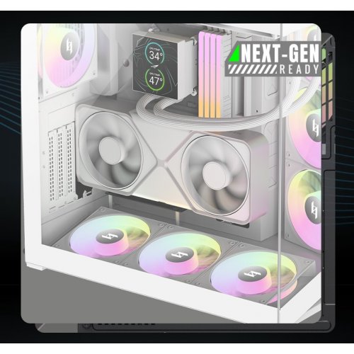 Корпус GAMEMAX NEX C56 Tempered Glass без БП White купить в Украине: Киев, Днепр, Харьков, Одесса  | Проверка совместимости, низкая цена, отзывы, характеристики от TELEMART фото