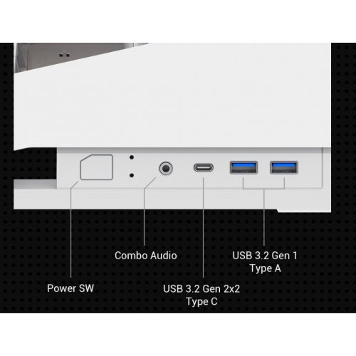 Корпус GAMEMAX NEX C56 Tempered Glass без БП White купить в Украине: Киев, Днепр, Харьков, Одесса  | Проверка совместимости, низкая цена, отзывы, характеристики от TELEMART фото