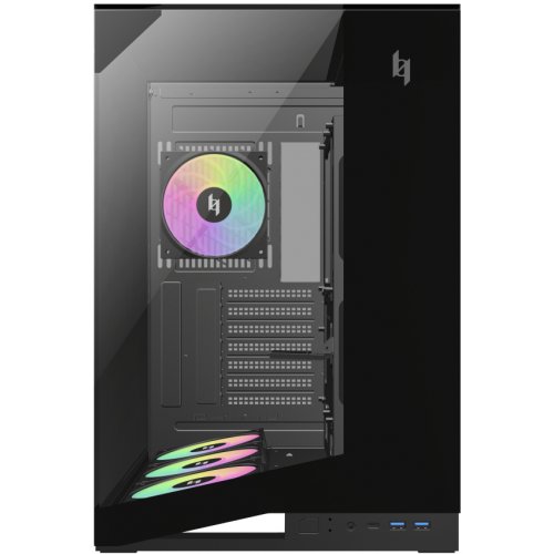 Корпус GAMEMAX NEX C56 VC Tempered Glass без БП Black купить в Украине: Киев, Днепр, Харьков, Одесса  | Проверка совместимости, низкая цена, отзывы, характеристики от TELEMART фото