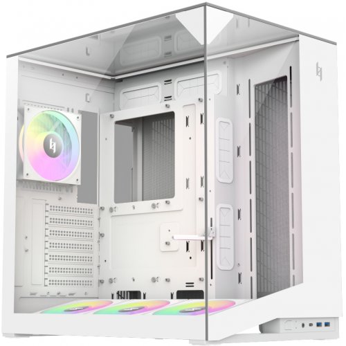Корпус GAMEMAX NEX C56 VC Tempered Glass без БП White купить в Украине: Киев, Днепр, Харьков, Одесса  | Проверка совместимости, низкая цена, отзывы, характеристики от TELEMART фото