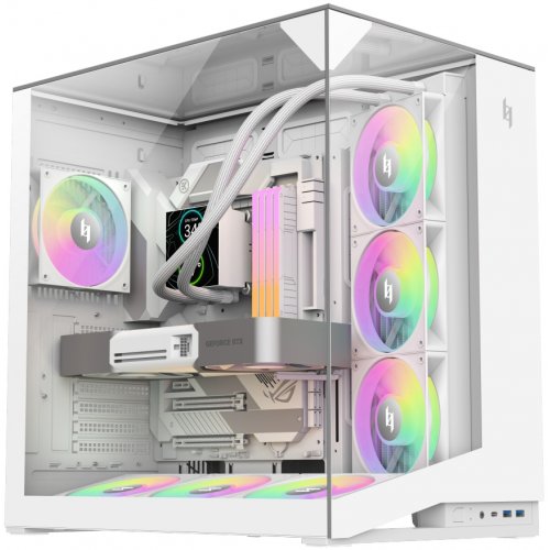 Корпус GAMEMAX NEX C56 VC Tempered Glass без БП White купить в Украине: Киев, Днепр, Харьков, Одесса  | Проверка совместимости, низкая цена, отзывы, характеристики от TELEMART фото