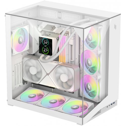 Корпус GAMEMAX NEX C56 VC Tempered Glass без БП White купить в Украине: Киев, Днепр, Харьков, Одесса  | Проверка совместимости, низкая цена, отзывы, характеристики от TELEMART фото