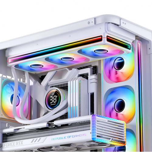 Кулер для корпуса Jonsbo ZB-360W White (Состояние нового, 847029) купить в Украине: Киев, Днепр, Харьков, Одесса  | Проверка совместимости, низкая цена, отзывы, характеристики от TELEMART фото