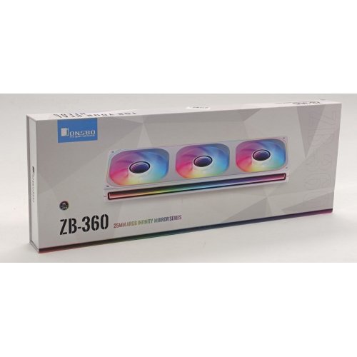 Кулер для корпуса Jonsbo ZB-360W White (Состояние нового, 847029) купить в Украине: Киев, Днепр, Харьков, Одесса  | Проверка совместимости, низкая цена, отзывы, характеристики от TELEMART фото