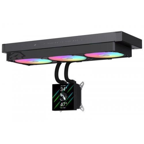 Готова СВО GAMEMAX Glacier 360 LCD Black купити в Україні: Київ, Львів, Хмельницький, Тернопіль, Івано-Франківськ | Перевірка сумісності, низька ціна, відгуки, характеристики від TELEMART фото