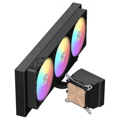 Готова СВО GAMEMAX Glacier 360 LCD Black купити в Україні: Київ, Львів, Хмельницький, Тернопіль, Івано-Франківськ | Перевірка сумісності, низька ціна, відгуки, характеристики від TELEMART фото