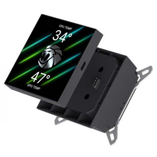 Готова СВО GAMEMAX Glacier 360 LCD Black купити в Україні: Київ, Львів, Хмельницький, Тернопіль, Івано-Франківськ | Перевірка сумісності, низька ціна, відгуки, характеристики від TELEMART фото