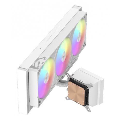 Готова СВО GAMEMAX Glacier 360 LCD White купити в Україні: Київ, Львів, Хмельницький, Тернопіль, Івано-Франківськ | Перевірка сумісності, низька ціна, відгуки, характеристики від TELEMART фото