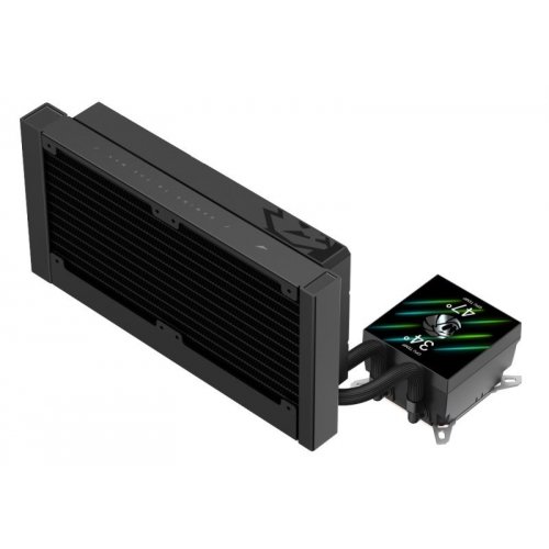 Готова СВО GAMEMAX Glacier 240 LCD Black купити в Україні: Київ, Львів, Хмельницький, Тернопіль, Івано-Франківськ | Перевірка сумісності, низька ціна, відгуки, характеристики від TELEMART фото