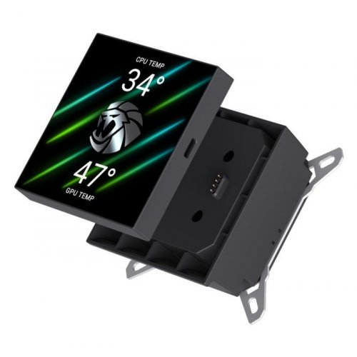 Готова СВО GAMEMAX Hailstorm 360 LCD Black купити в Україні: Київ, Львів, Хмельницький, Тернопіль, Івано-Франківськ | Перевірка сумісності, низька ціна, відгуки, характеристики від TELEMART фото