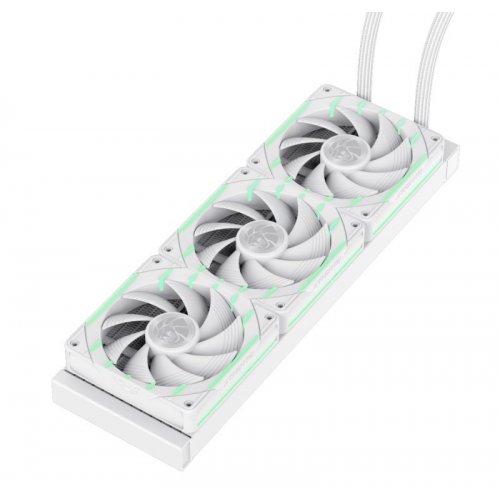 Готова СВО GAMEMAX Hailstorm 360 LCD White купити в Україні: Київ, Львів, Хмельницький, Тернопіль, Івано-Франківськ | Перевірка сумісності, низька ціна, відгуки, характеристики від TELEMART фото