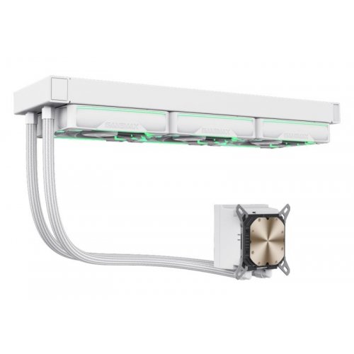 Готова СВО GAMEMAX Hailstorm 360 LCD White купити в Україні: Київ, Львів, Хмельницький, Тернопіль, Івано-Франківськ | Перевірка сумісності, низька ціна, відгуки, характеристики від TELEMART фото