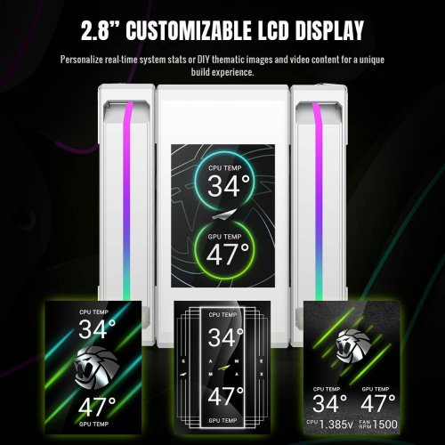 Кулер GAMEMAX Sigma 620 White купить в Украине: Киев, Днепр, Харьков, Одесса  | Проверка совместимости, низкая цена, отзывы, характеристики от TELEMART фото