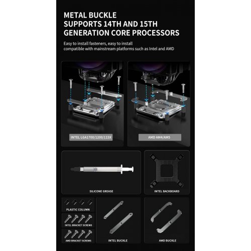 Кулер GAMEMAX Sigma 520 Digital Black купити в Україні: Київ, Львів, Хмельницький, Тернопіль, Івано-Франківськ | Перевірка сумісності, низька ціна, відгуки, характеристики від TELEMART фото