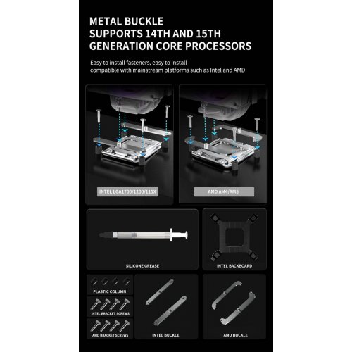 Кулер GAMEMAX Sigma 520 Digital White купить в Украине: Киев, Днепр, Харьков, Одесса  | Проверка совместимости, низкая цена, отзывы, характеристики от TELEMART фото