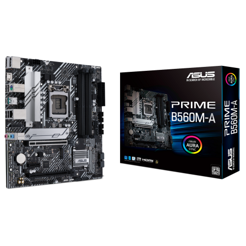 Материнская плата Asus PRIME B560M-A (s1200, Intel B560) (Восстановлено продавцом, 847049) купить в Украине: Киев, Днепр, Харьков, Одесса  | Проверка совместимости, низкая цена, отзывы, характеристики от TELEMART фото