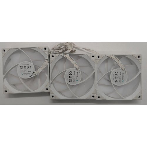 Набор кулеров для корпуса Deepcool FC120 ARGB 3 in 1 (R-FC120-WHAMN3-G-1) White (Восстановлено продавцом, 847213) купить в Украине: Киев, Днепр, Харьков, Одесса  | Проверка совместимости, низкая цена, отзывы, характеристики от TELEMART фото
